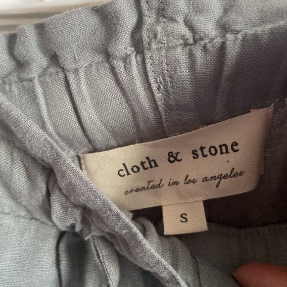 ANTHROPOLOGIE CLOTH & STONE LINEN CULOTTES - Picture 3 of 4